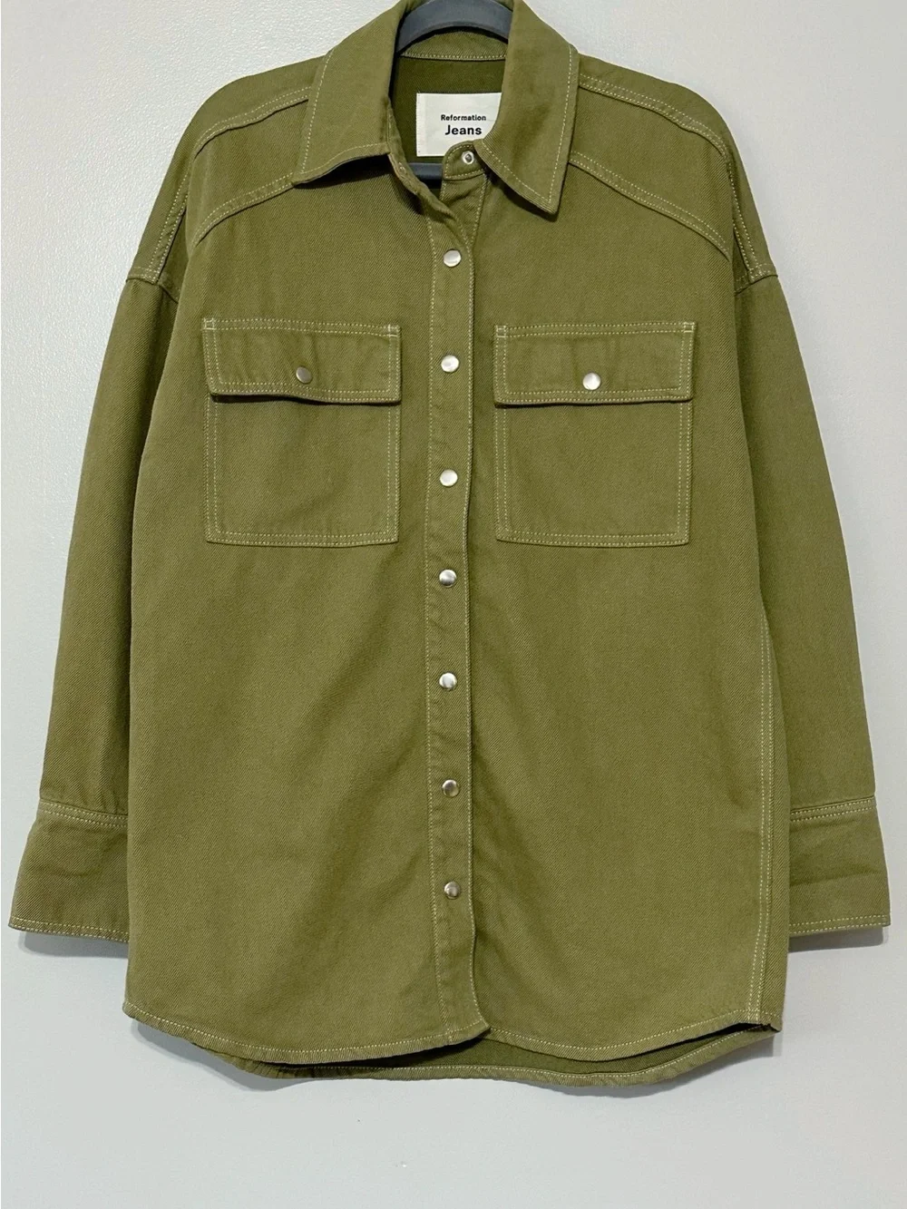 Reformation Ace Oversized Shirt‎ Jacket Size X-Small